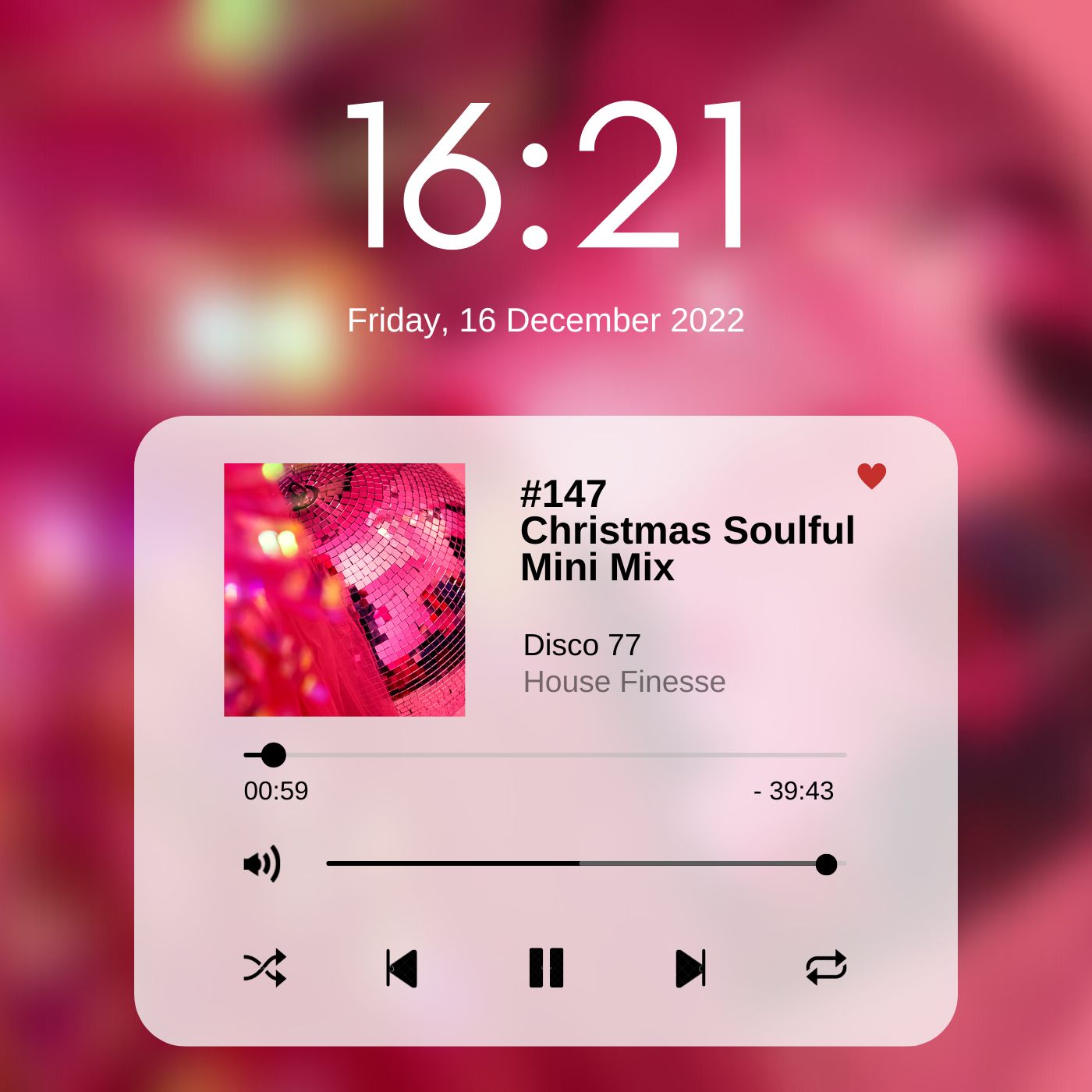 Christmas Soulful Mini Mix with Disco77