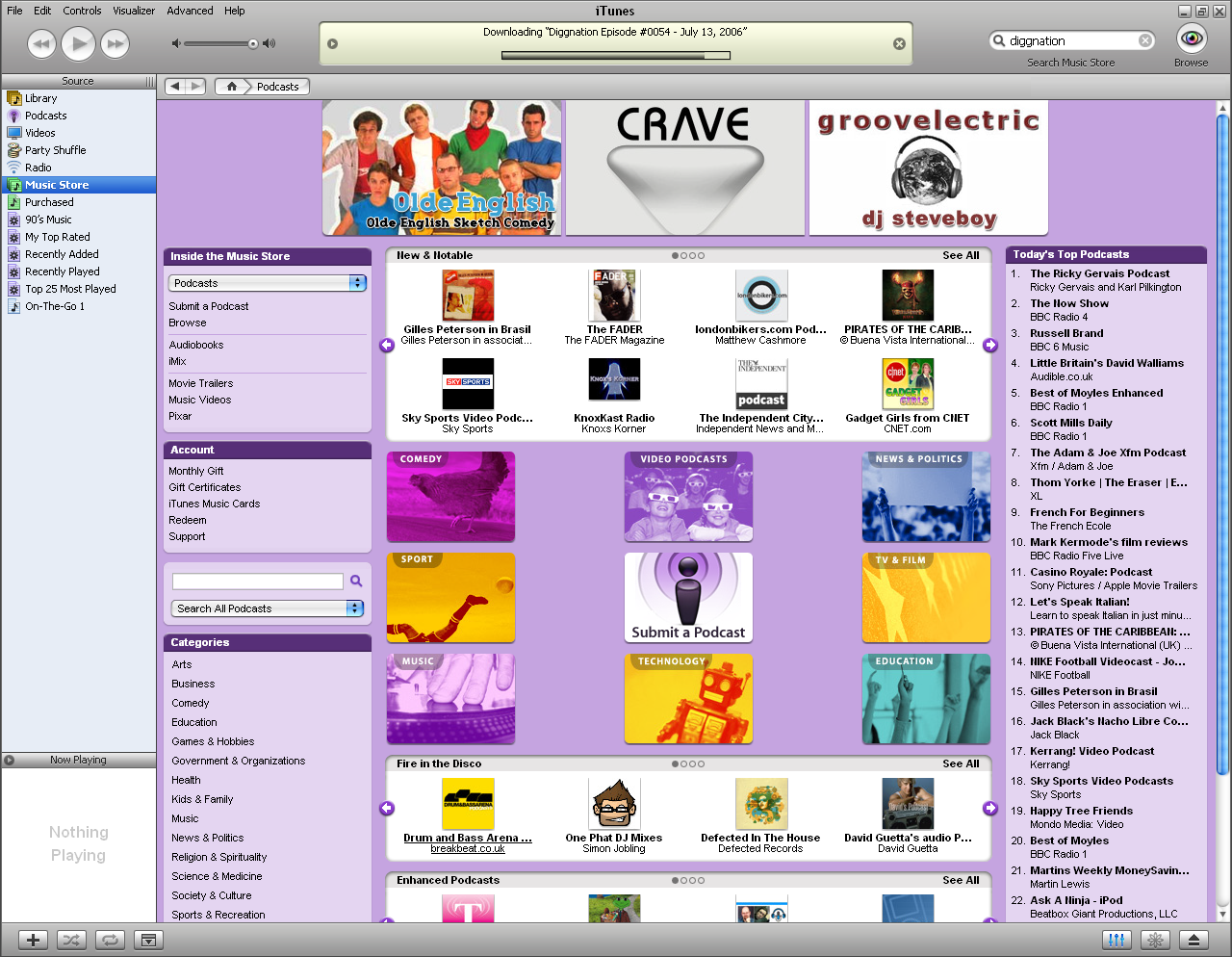 One Phat DJ on iTunes Podcast homepage
